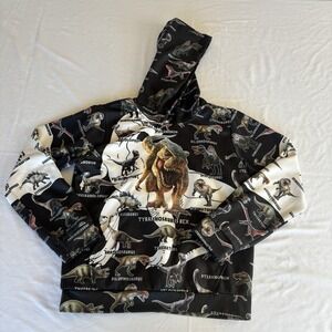 ROPOSTORE Boys Unisex 3D Dinosaur All Over Print Hoodie Sweatshirt Size S